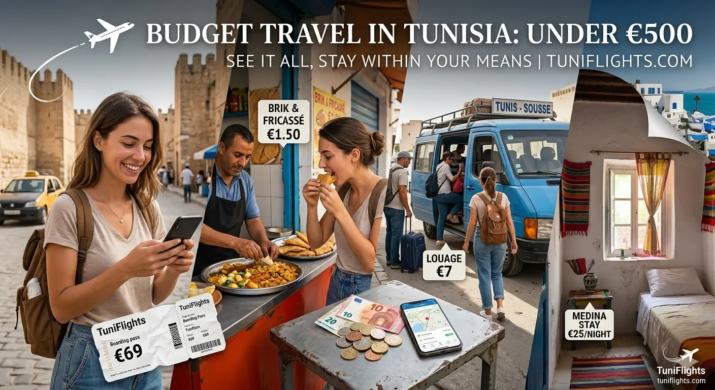 Viajar barato a Túnez: cómo verlo todo por menos de 500€